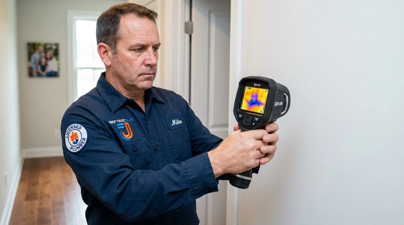 Thermal imaging leak detection by Johns Plumbing LLC in Estero